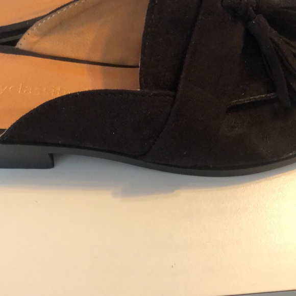 Woman’s black fall fringe tassel size 9 slip on shoes - Picture 9 of 9